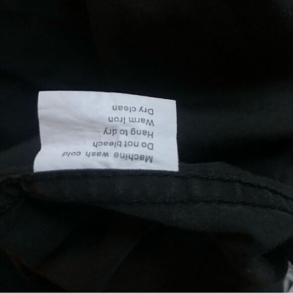 STACY ADAMS Shirt, Regular Fit, Black Size 17.5/34/35 - Picture 4 of 5